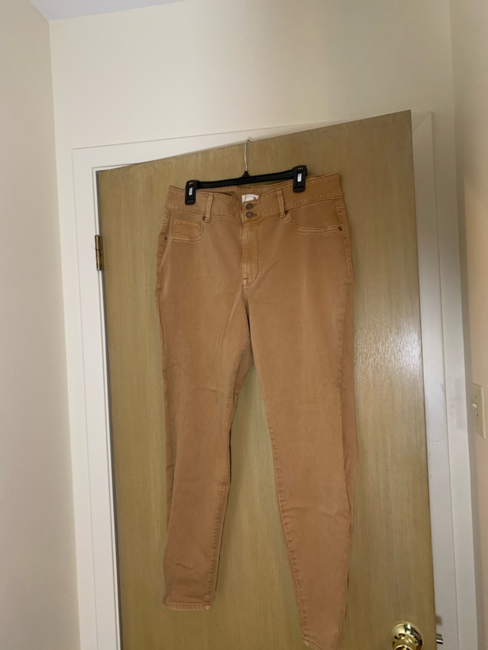 Tan Plus Size Skinny Jeans